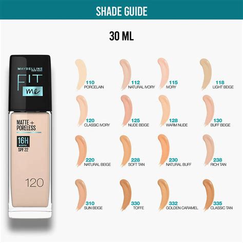 Buy Maybelline New York Fit Me Matteporeless 16h Oil Control Liquid Foundation Spf 22 112