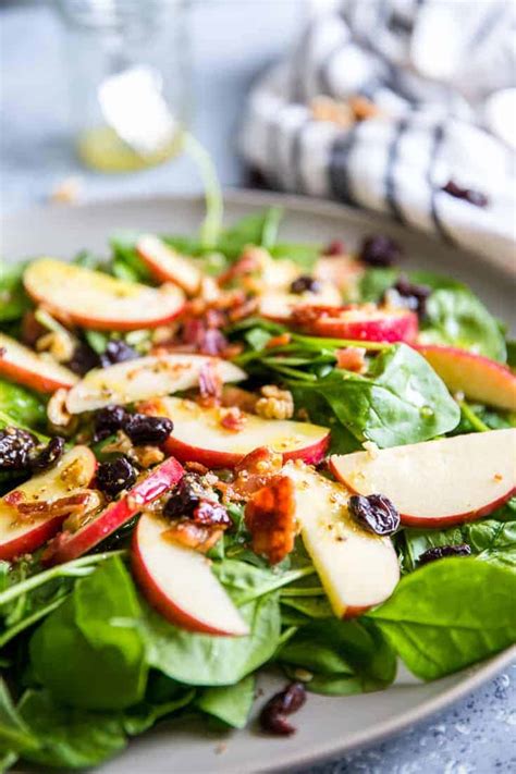 Easy Spinach Salad A Healthy Meal