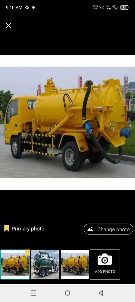 Sewer Drain Jetting Machine 5000 L Latest Price Manufacturers