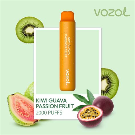 Vozol Star Kiwi Guava Passion Fruit Queen Vape