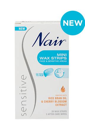 Nair Sensitive Mini wax strips Face and sensitive areas - Nair