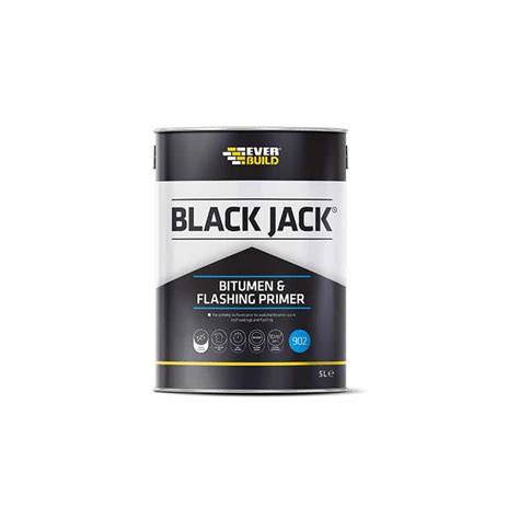 Everbuild Black Jack 902 Bitumen Flashing Primer 1 Litre ERoofing