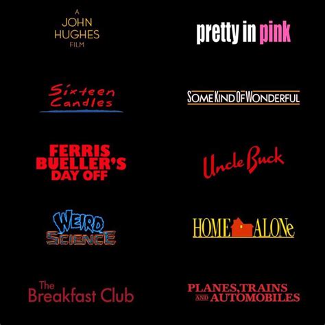 Iconic John Hughes films! | John hughes films, John hughes movies, John ...