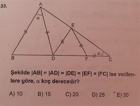 geometri üçgende açilar Eodev