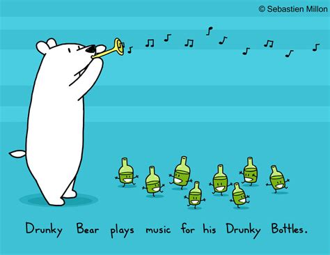 Drunky Bear Plays Music By Sebreg On Deviantart