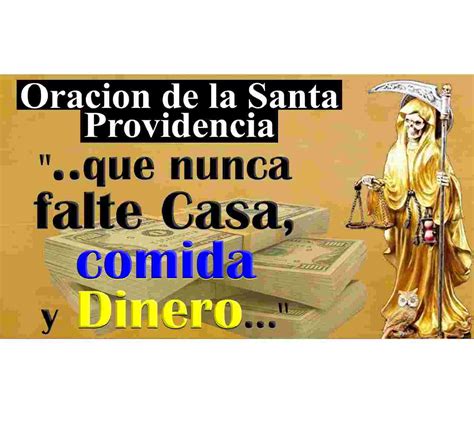 Oracion De La Providencia A Santa Muerte Para Dinero Y Prosperidad