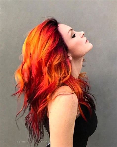 85 Marvelous Orange Hair Style For Cute Women Page 20 Of 22 Sunset