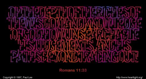 Romans 1133 Illustrated — Heartlight® Gallery