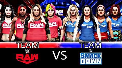 Wwe K Ppv Survivor Series Final Part Team Raw Vs Team Smackdown Live