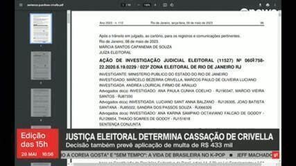 Justiça Eleitoral manda cassar mandato de Marcelo Crivella e o torna