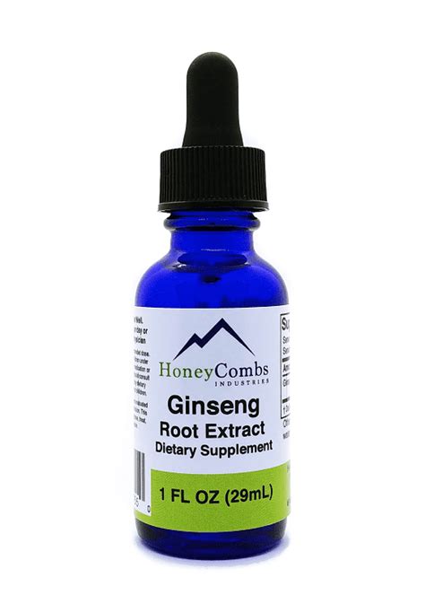 Ginseng Root, American - Increase Energy - Non-Alcoholic Liquid Herbs