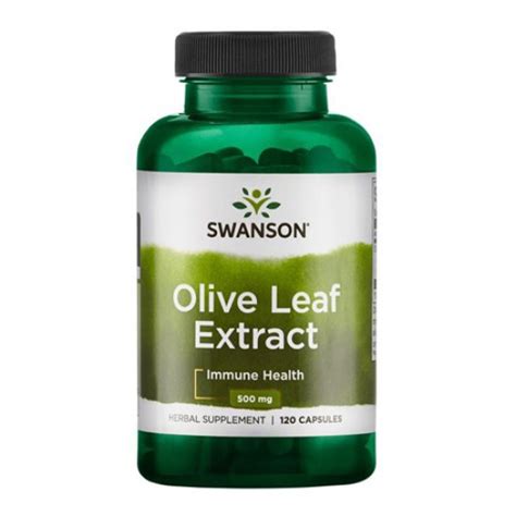 Swanson Olive Leaf Extract 500 Mg Екстракт от маслинови листа