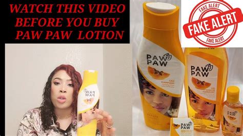 How To Spot The Original Paw Paw Lotion And The Best Way To Use It Youtube