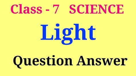 Light Class Questions And Answers Class Light Chapter Question