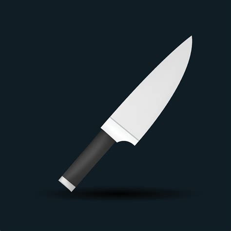 Knife emoji illustration isolated on background. 3d illustration ...