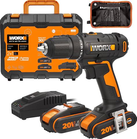 Worx V V Max Trapano Avvitatore Cordless Wx Powershare