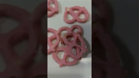 Super Satisfying Yummy Berry Knots Strawberry Cream Coated Pretzels Asmr Shorts Hazel