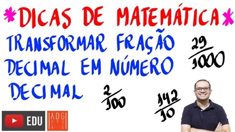 Fra Es Como Transformar Fra O Decimal Em N Mero Decimal Dicas De