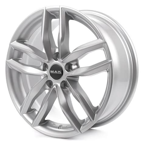 Литые диски Mak Sarthe R17 W7.5 PCD5x112 ET47 DIA57.1 (silver) – низкие ...