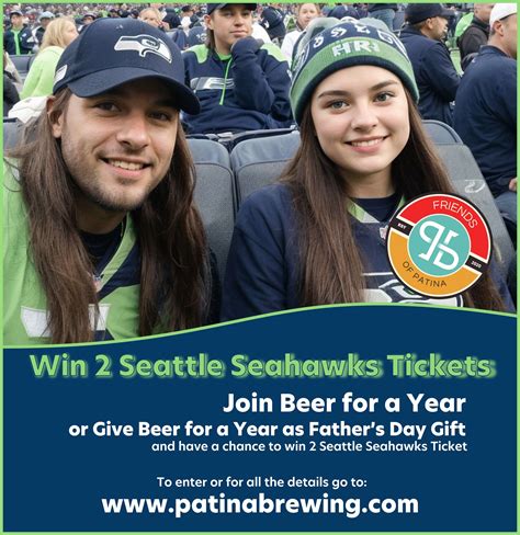 Seattle Seahawks Ticket Draw | Patina Brewing Co.