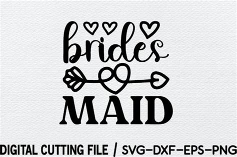 Bridesmaid Svg Graphic By Designstore Creative Fabrica