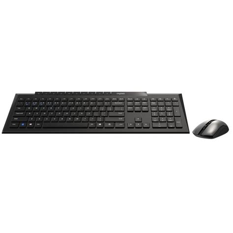 Rapoo M Combo Clavier Et Souris Sans Fil Qwerty Multimode Noir