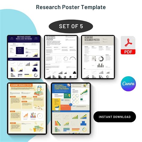 Research Poster Template Printable PDF, Word [Editable]