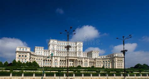 Ceausescu Palace Of The Parliament Bucharest Romania Stock Image ...