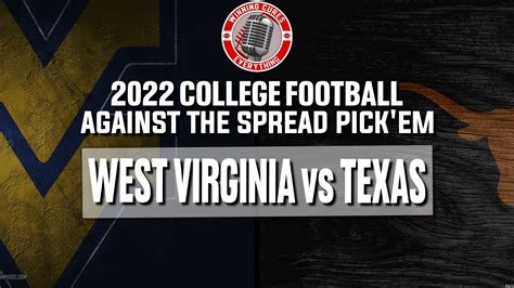 Texas Vs West Virginia Picks Against The Spread College Football