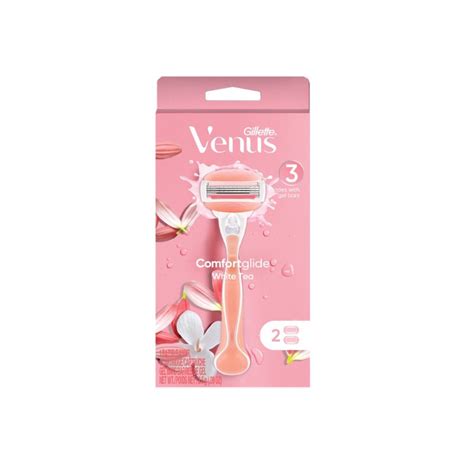 Jual Gillette Venus Alat Cukur Wanita Comfortglide Razor White Tea