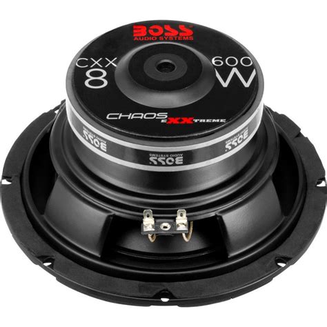 Boss Audio Cxx8 Chaos Exxtreme 8 Inch Single Voice Coil 4 Ohm 600