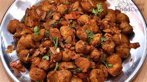 Soya Chunks Fry Recipe Meal Maker Fry Soya Chunks Recipes Youtube