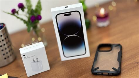 Iphone 14 Pro Space Black Aesthetic Unboxing 📦🧸🖤 Unboxing Accessories Youtube