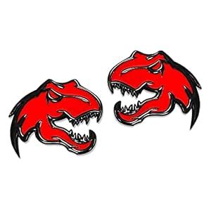 Zhizhong A Pair Dinosaur Emblem Fits For Dodge RAM TRX 1500 2500 3500