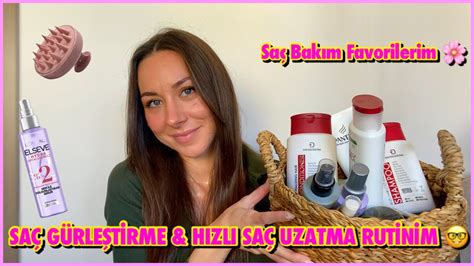 HIZLI SAÇ UZATMAK VE GÜRLEŞTİRMEK İÇİN FAVORİ SAÇ BAKIM ÜRÜNLERİM