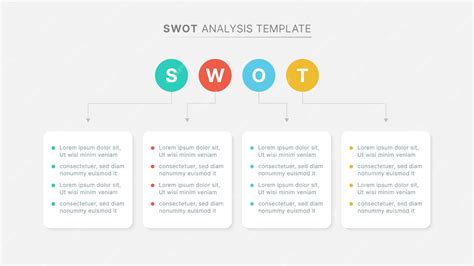 Premium Vector | SWOT Analysis Infographic Chart Template Design