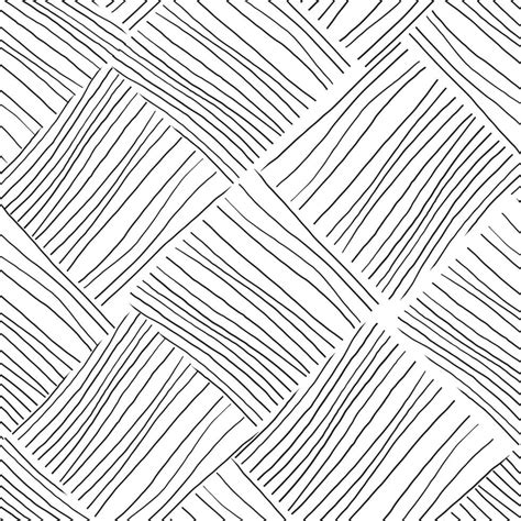 Black And White Seamless Pattern Hand Drawn Texture Vector Art