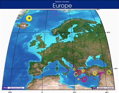 Earthquake Rocks England - Live Data