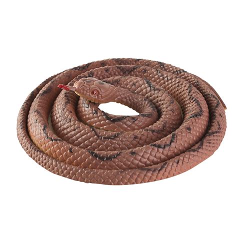 Happy Days Fake Snake Realistic Rubber Snake With Rope Clip Snake On