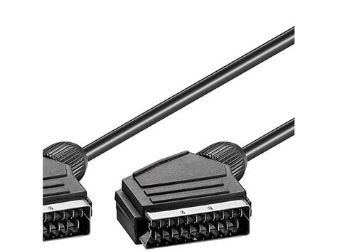 GOOBAY Scart Verbindungskabel vernickelt ø 7 mm SCART Kabel 0 6 m