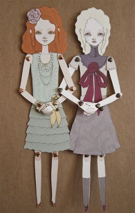 Little Mina Jointed Movable Paper Doll Paper Dolls Paper Doll