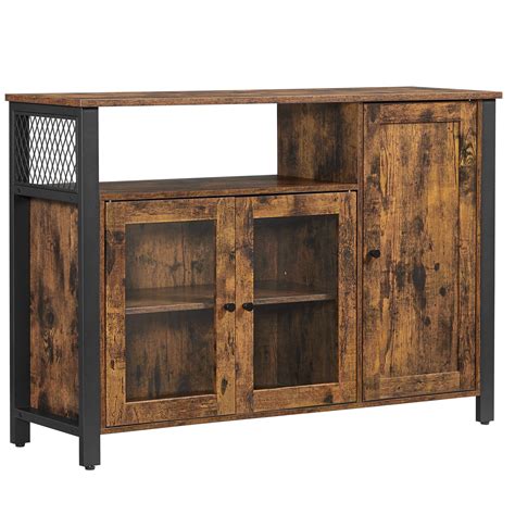 Buy Vasagle Storage Cabinet Sideboard Buffet Table With Doors For