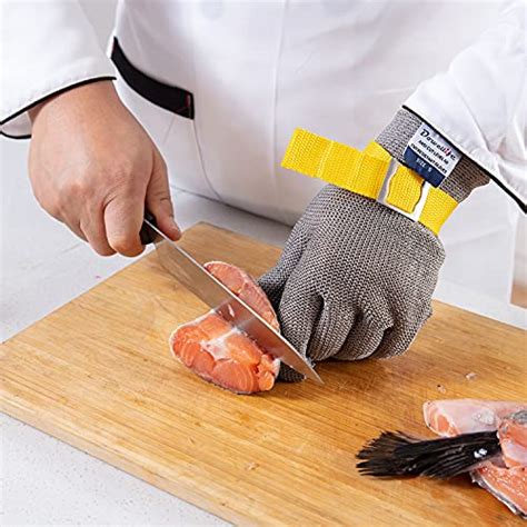 Dowellife Level Cut Resistant Glove Food Grade Stainless Steel Mesh