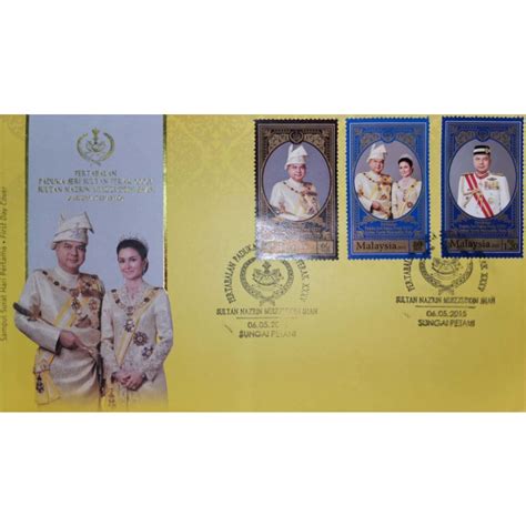 Sampul Surat Hari Pertama First Day Cover 首日封 Pertabalan Paduka Seri