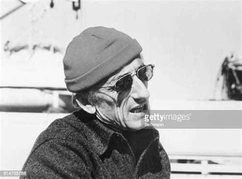 Jacques-Yves Cousteau, world renowned marine biologist and explorer,... News Photo - Getty Images