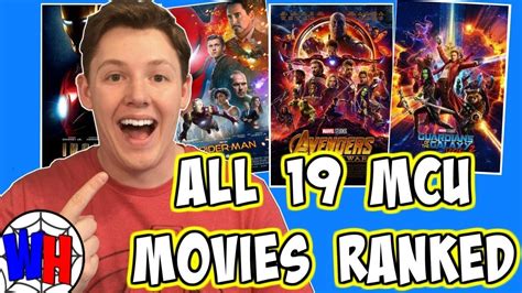 All 19 Mcu Movies Ranked From Worst To Best Webhead Youtube