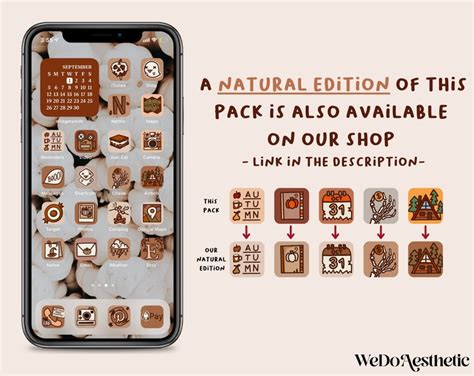 Fall Spooky Main Pack Hand Drawn Ios App Icons Bundle Etsy