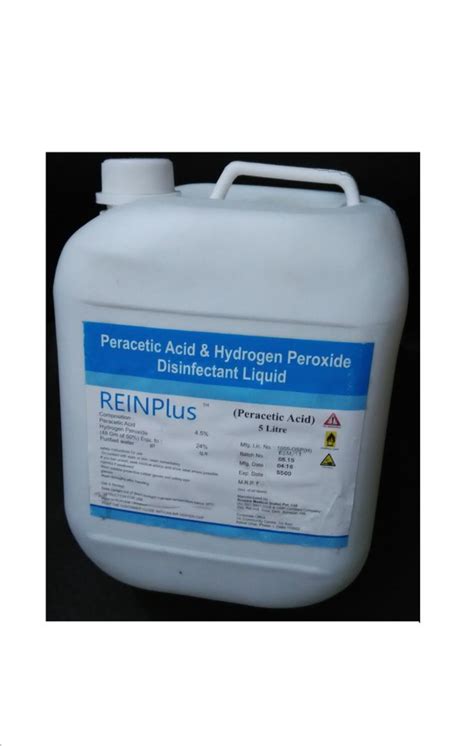 Reinplus Cold Sterilant Per Acetic Acid Pack Size Ltr Can At