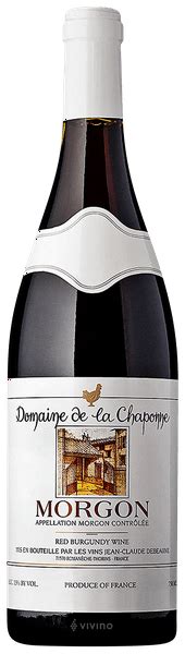 Jean Claude Debeaune Domaine De La Chaponne Morgon Vivino US