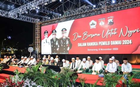 Polda Jateng Gelar Doa Bersama Untuk Pemilu Damai 2024